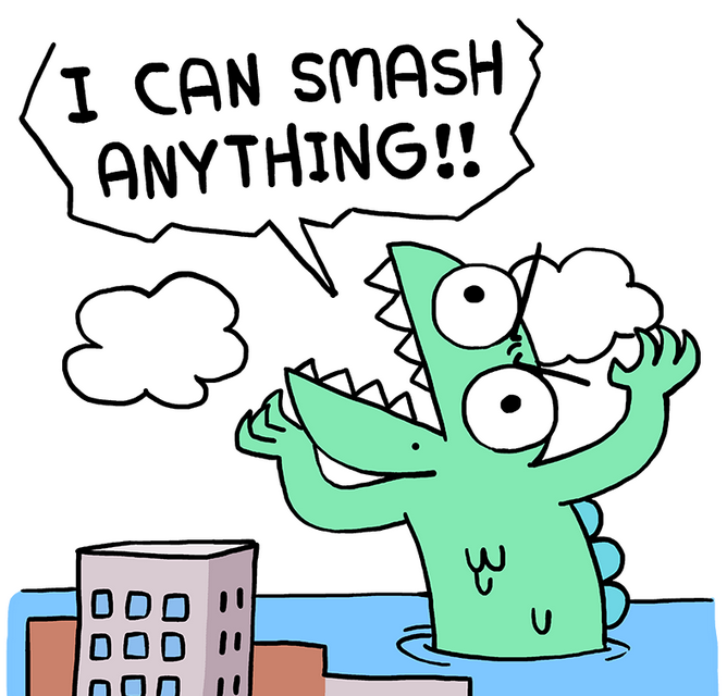 I can smash anything !! (Owlturd)