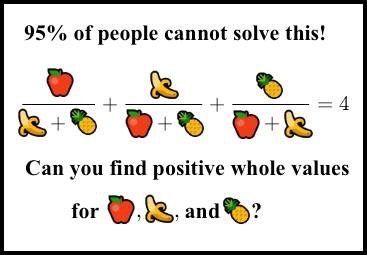 Ridiculous math problems (Quora)